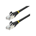 Pikkukuva 1 / 3: STARTECH 50 cm LSZH CAT6a Ethernet-kaapeli - musta - NLBK-50C-CAT6A-PATCH