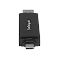 Pikkukuva 2 / 3: STARTECH microSD SD-kortinlukija - USB 3.0 5 Gb/s - USB C USB A - Musta