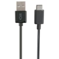 Miniatyrbillede 2 af 3: USB-C til USB-kabel KSIX 3 m Sort - - - KSIX