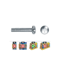 Miniatyrbillede 1 af 2: GENERISK - Philips metrisk afrundet skrue Din 7985 4x40 Zink Flad. Æske 250 Uni. Celo