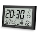 Miniatyrbild 1 av 2: Digital Väckarklocka - HAMA - Martinique - Radiostyrd DCF - Termometer - 2 Alarmar Svart