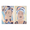 Miniatyrbild 1 av 3: ram 83 x 4,5 x 123 cm kolonial 80 x 3 x 120 cm afrikansk (2 enheter)