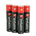 Miniatyrbillede 2 af 3: Verbatim AAA alkaliske batterier, alkaliske, cylindriske, 1,5 V, 10 stk., AAA, sorte, røde
