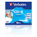 Pikkukuva 3 / 3: CD-R Tulostettava VERBATIM - 80 min 52x (10) - 700 Mo Super Azo