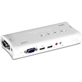 Miniatyrbild 1 av 6: TRENDnet TK-409K KVM 4 Port VGA USB + Audio + Kablar