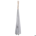 Miniatyrbillede 5 af 5: Tipi til børn - ATMOSPHERA - Grå - Polyester og poppel - Hvidt og gråt zigzag print Grå