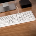 Miniatyrbild 4 av 4: USB-tangentbord - NGS - Spike - QWERTY - 12 multimediatangenter - Kabelansluten - Vit