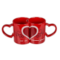 Miniatyrbillede 2 af 4: MUG Dobbelt HJERTER SAMMENVLETTE
