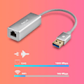 Miniatyrbild 4 av 5: USB 3.0 nätverksadapter - NGS - HACKER 3.0 - RJ45 - 1Gbps - 15cm - Plug and Play