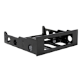 Miniatyrbillede 1 af 3: Adapter Harddisk Support - STARTECH - 3.5" til 5.25" - Sort - Lagerplads - P/N: PEX2EC35