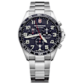 Miniatyrbild 1 av 2: Victorinox Field Watch Analog Quartz Watch herr med band i rostfritt stål V241857 7513