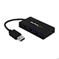 Pikkukuva 2 / 3: USB 3.0 - STARTECH - 4 porttia - 3x USB-A ja 1x USB-C - Lataus ja synkronointi - Musta