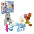 Miniatyrbild 1 av 6: LEGO DUPLO | Disney 10418 Elsa och Bruni i den förtrollade skogen, byggleksak Flerfärgad