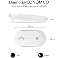 Miniatyrbillede 1 af 4: Tastatur og mus Combo - Subblim - Business Slim - Lydløs - Inalámbrico - USB