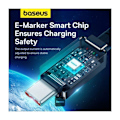 Pikkukuva 4 / 6: Nopeus- ja lataustiedonsiirtokaapeli - BASEUS - Unbreakable Series - 100 W - Type-C Type-C - 1 m - Musta