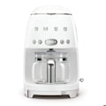 Pikkukuva 1 / 4: SMEG DCF02WHEU suodatinkahvinkeitin - 10 kuppia - 1050 W - 1950-luvun valkoinen