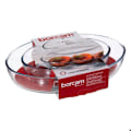 Pikkukuva 2 / 4: Uunin astiat - BORCAM - Soikea - Tulilasi - Sarja 2 - 26 ja 35 cm Transparent