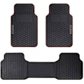 Miniatyrbillede 1 af 2: Automåtter - SPARCO - F500 - 3 stk - Sort/Rød - 100% PVC - Universal Svart
