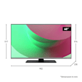 Miniatyrbillede 2 af 3: Panasonic 4K LCD-Fjernsyn