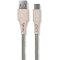 Miniatyrbillede 1 af 2: Oplader datakabel - KSIX - USB C - 1M - Sort - Kompatibel med forskellige enheder