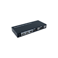 Miniatyrbillede 2 af 4: AISENS KVM-SWITCH USB HDMI 4K60HZ 1U-2PC MED STRØMFORSYNING SORTE