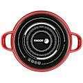 Miniatyrbild 4 av 4: Induktionskastrull 24 cm Emaljerat stål, PFOA-fri non-stick, glaslock FAGOR Optimax Röd 00925 Röd