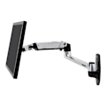 Miniatyrbillede 3 af 6: Skærmstøtte - Ergotron - LX vægmonteret LCD-arm - Poleret aluminium - Højdejusterbar 330 mm - Sort