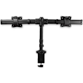 Miniatyrbillede 2 af 6: Arm til pc-skærm med to skærme med skrivebordsmontering - STARTECH.COM - ARMBARDUOG - VESA-støtte 13-27 tommer - Sort