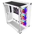 Pikkukuva 4 / 6: Tietokonekotelo - Talius - Cronos RGB ATX - Valkoinen - RGB-valaistus - Yhteensopiva ATX/Micro-ATX/Mini-ITX