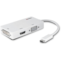 Miniatyrbillede 1 af 3: LINDY USB 3.1 Type C til Triple Display Converter