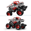 Miniatyrbild 3 av 6: LEGO Technic 42200 Monster Jam ThunderROARus pull-back – dinosaurielastbil från 7 år Flerfärgad