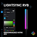 Miniatyrbillede 3 af 6: Ringlys Logitech G Litra Beam LX dobbelt premium RGB LED-streaming accentlys med TrueSoft, LIGHTSYNC, Bluetooth