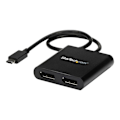 Pikkukuva 1 / 3: Hub MST USB-C - STARTECH - 2x DisplayPort - Ultra HD 4K - Yhteensopiva Thunderbolt 3 - Musta