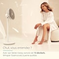 Pikkukuva 2 / 6: Hiljainen DUUX Whisper Essence jalkatuuletin, Tehokas, 7 Nopeutta hvid