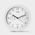 Miniatyrbillede 2 af 2: Vægur - Elbe - rp-2005-b - Hvid - 25 cm - Termometer og Hygrometer hvid
