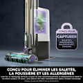 Miniatyrbild 5 av 6: Skaffare - Shark Power Detect IP3251EUT - Automatisk tömningsstation - 2L - 70 min batteritid Grå, guld och lila