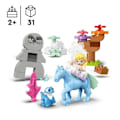 Miniatyrbild 2 av 6: LEGO DUPLO | Disney 10418 Elsa och Bruni i den förtrollade skogen, byggleksak Flerfärgad