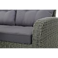 Miniatyrbillede 4 af 4: Sofasæt i syntetisk rattan - Mærke - Model - Grå - Vejrbestandig - 4 personer Grå