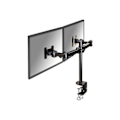 Miniatyrbild 2 av 2: Skrivbordsfäste för 2 LCD-skärmar - NEWSTAR Full Motion Dual Desk Mount (klämma) FPMA-D960D - Svart