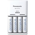 Miniatyrbild 1 av 3: NiMH-laddarblock med Panasonic Basic BQ-CC51-batterier + 4x eneloop AA
