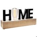 Miniatyrbillede 1 af 5: Fantasilampe - ATMOSPHERA - LED Dekorationsord Hjem - Sort - Rektangulær - Moderne design svart + trä