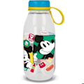Pikkukuva 1 / 4: Tataway läpinäkyvä Disney Ecozen juomapullo lapsille tritan Mickey Mouse 460 ml silikonikorkilla ja -kahvalla