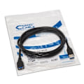 Miniatyrbillede 1 af 3: Nanokabel 10.01.0903-BK, 3 m, USB A, USB A, 3.0 (3.1 Gen 1), 5 Mbit-s, sort