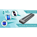 Miniatyrbild 3 av 4: i-tec - Powered USB HUB