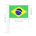 Pikkukuva 2 / 4: 25 kappaleen kädessä pidettävää pientä minilippua Brasilia Brazil
