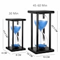 Miniatyrbillede 2 af 5: Sandglas 60 minutters timer timeglas til dekoration