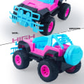Miniatyrbild 4 av 5: Rc-bil leksak för flickor pojkar barn småbarn, 1:18 rosa