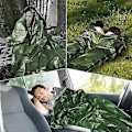 Miniatyrbillede 4 af 5: Nødsøvnpose med Paracord, Ultralet Vandafvisende Termisk Overlevelses Nødblanket til Camping