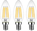 3-pack E14 dimbara varmvita 600lm 6W LED-lampor 2700K