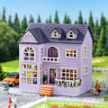 Miniatyrbild 4 av 5: Diy dockhus kit, miniatyr dockhus kit